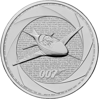 Six Decades of 007 (80´s) - James Bond - 1 Oz - stříbrná investiční mince