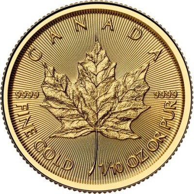 Maple Leaf (2025) - 1/10 Oz - zlatá investiční mince