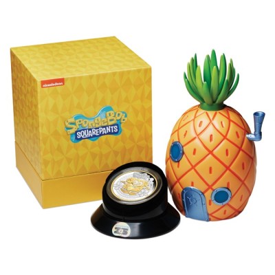 Spongebob Squarepants - 2 Oz - Silver Collector Coin