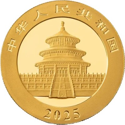 Panda (2025) - 3 g - zlatá investiční mince