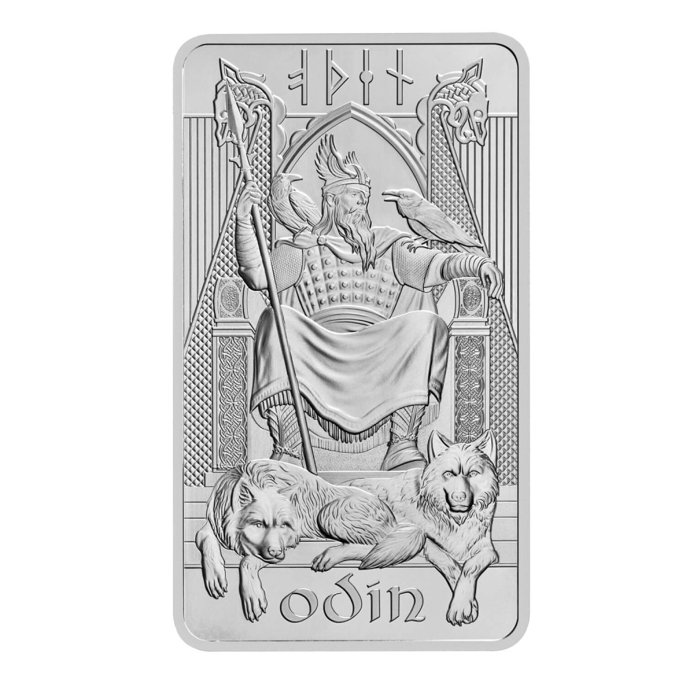 Severští bohové - Odin - 10 Oz - stříbrný investiční slitek Severští bohové - Odin - 10 Oz - stříbrný investiční slitek