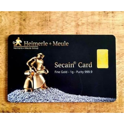 Heimerle + Meule - 1g - zlatý investiční slitek