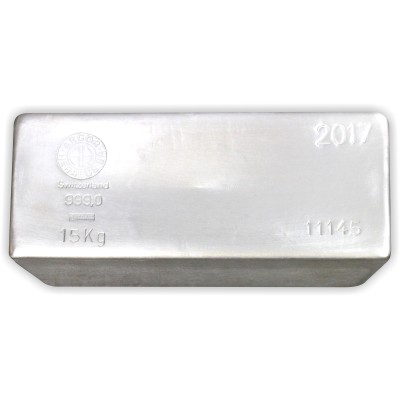 Argor Heraeus 15000g - Investiční stříbrný slitek