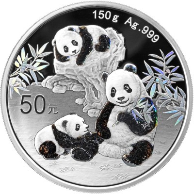 Panda (2025) - 150 g - stříbrná proof sběratelská mince
