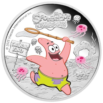 Patrick Star - 1 Oz - stříbrná sběratelská mince