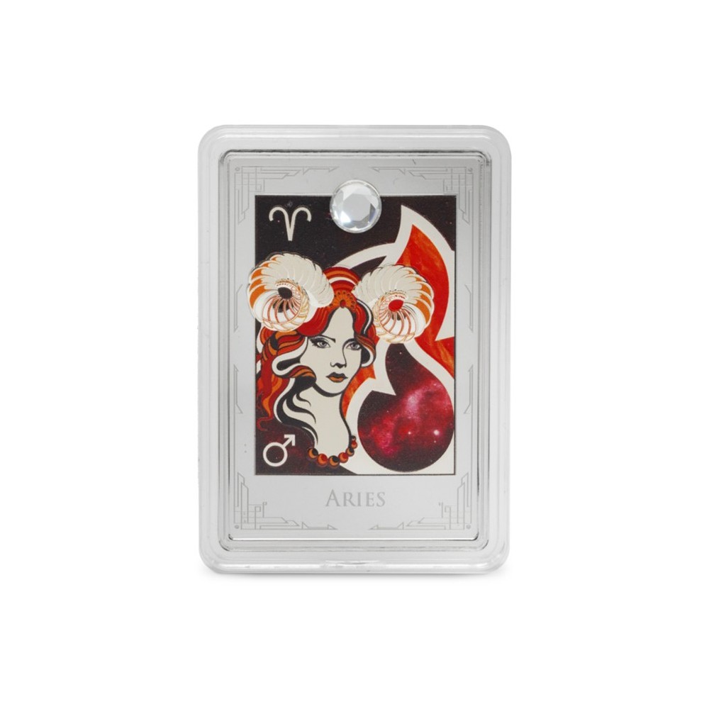 Aries (2025) - 2 Oz - Silver Proof Collector Coin Aries (2025) - 2 Oz - Silver Proof Collector Coin