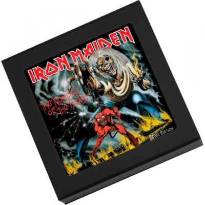 Iron Maiden: the number of the beats - sběratelská stříbrná mince