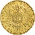 German Empire 20 Mark - 7,96 g - zlatá investiční mince