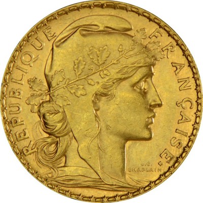 20 Francs - 6,45 g - zlatá investiční mince