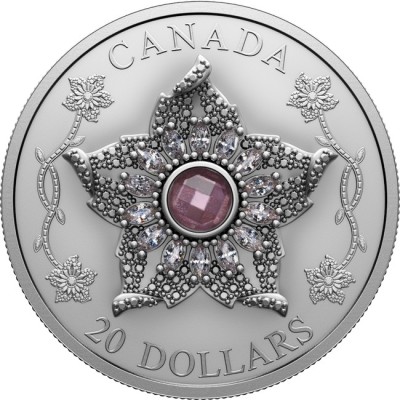 Williamson Diamond Brooch - 1 Oz - stříbrná proof sběratelská mince