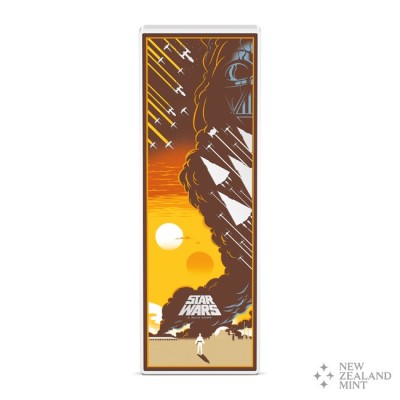 Star Wars: A new Hope - 3 Oz - stříbrná sběratelská mince