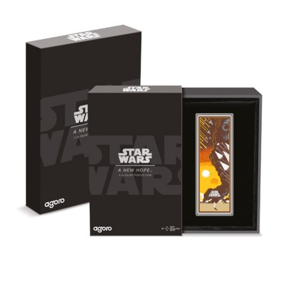 Star Wars: A new Hope - 3 Oz - stříbrná sběratelská mince