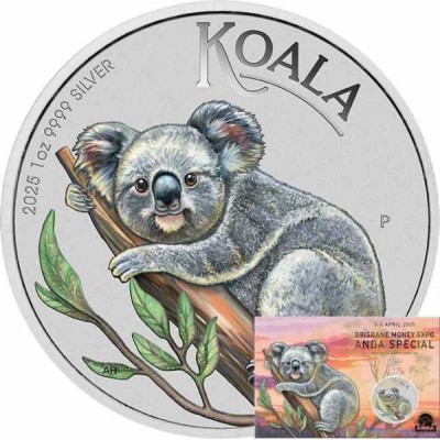 Koala (2025) - Coincard - 1 Oz - stříbrná sběratelská mince