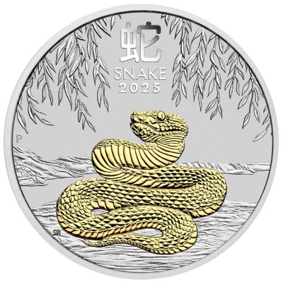 Australian Lunar Snake - 1 Oz - stříbrná sběratelská mince