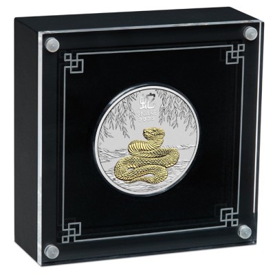 Australian Lunar Snake - 1 Oz - stříbrná sběratelská mince