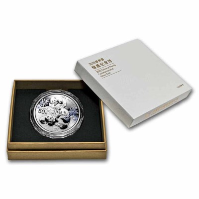 Panda (2025) - 150 g - stříbrná proof sběratelská mince