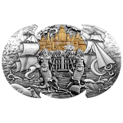 Atlantis - 5 Oz - Silver Collector Coin