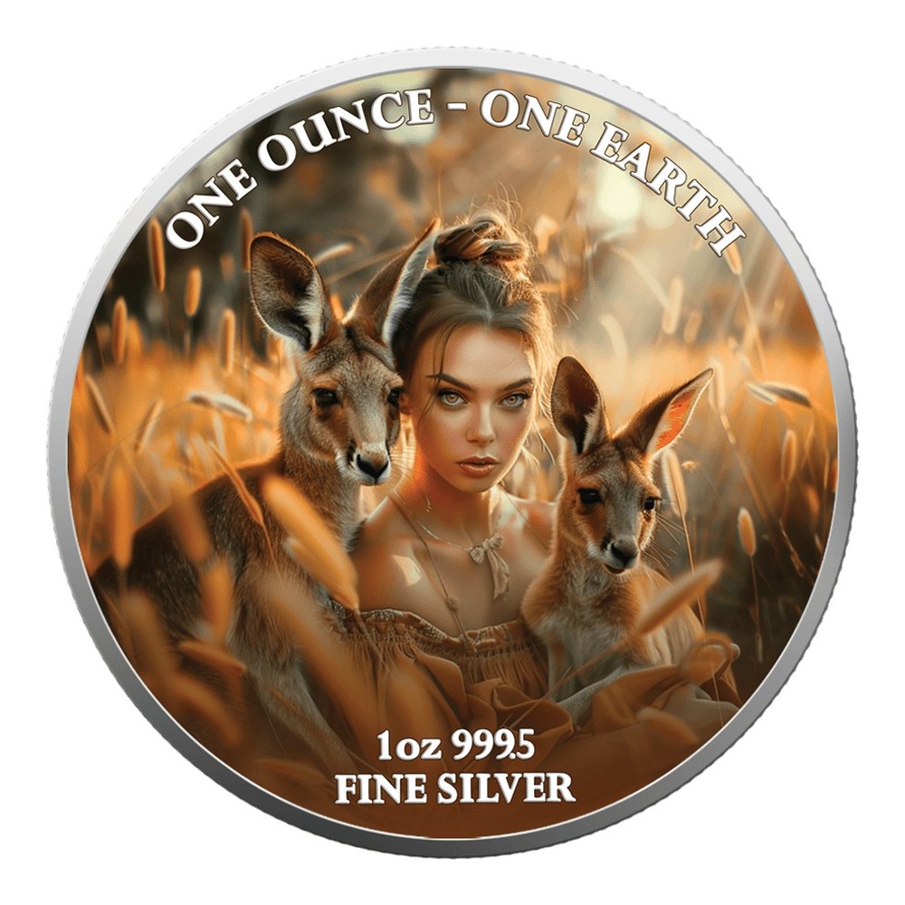 Earth - 1 Oz - Australia - stříbrná sběratelská mince Earth - 1 Oz - Australia - stříbrná sběratelská mince