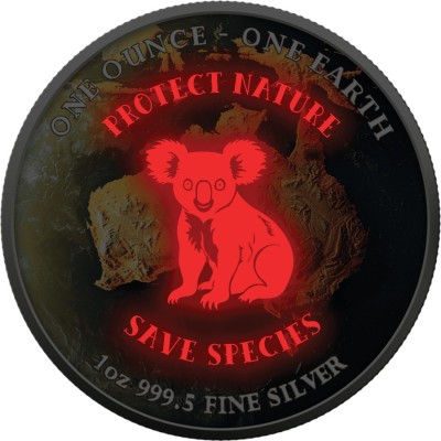 Earth - 1 Oz - Australia - stříbrná sběratelská mince