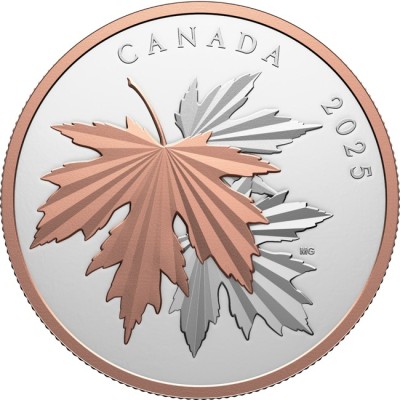 Gleaming Maple Leaves - 10 Oz - Silver Collector Coin