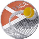 Sto let Roland Garros - 22g - stříbrná sběratelská mince