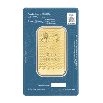 Britannia - 1 Oz - zlatý investiční slitek