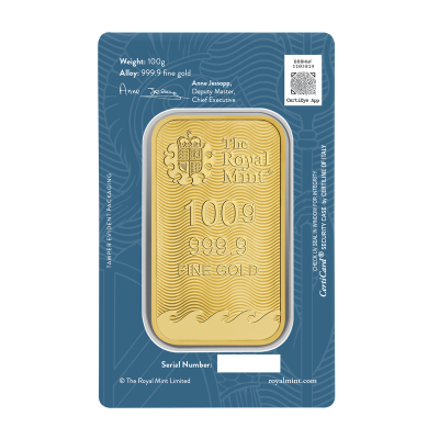 Britannia - 100g - zlatý investiční slitek