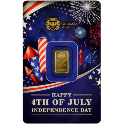 Independence Day - 1 g  - zlatý investiční slitek