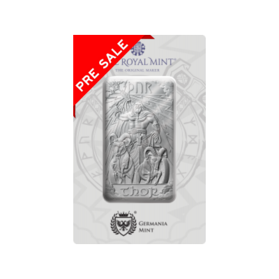 Severští bohové - Thor - 1 Oz - stříbrný investiční slitek