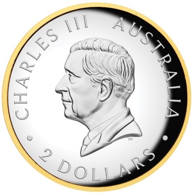 Kookaburra - 2 Oz - stříbrná proof sběratelská mince