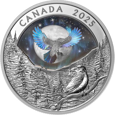 Moon Sky: Raven - 1 Oz - Silver Collector Coin