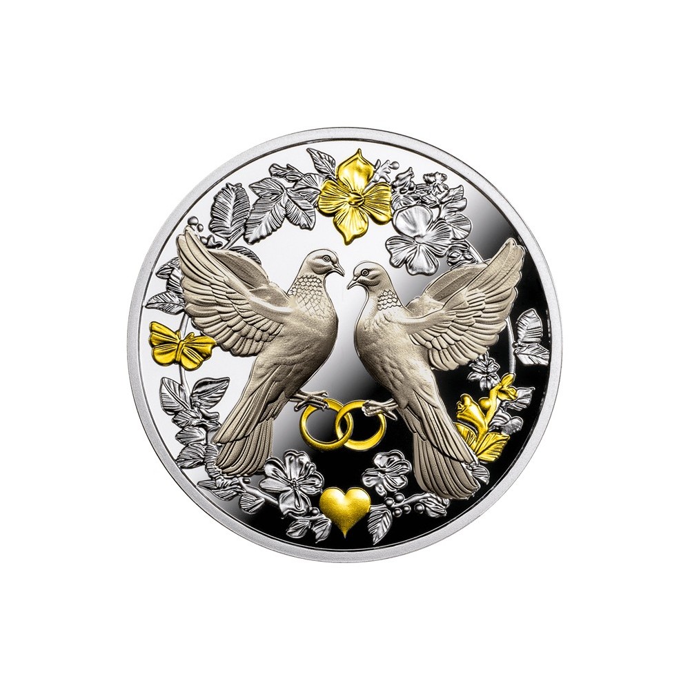 Wedding Dove - 17,5g - Silver Collector Coin Wedding Dove - 17,5g - Silver Collector Coin