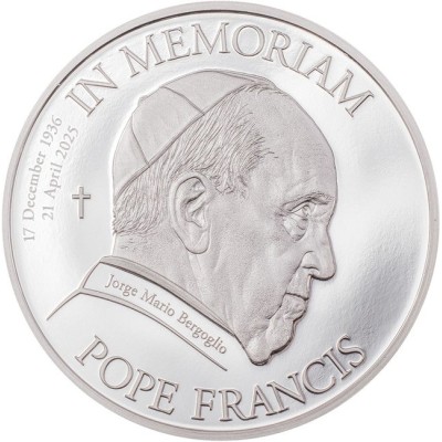 Papež František - 1 Oz - stříbrná sběratelská mince