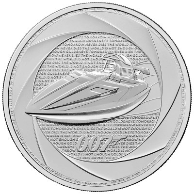 Six Decades of 007 (90´s) - James Bond - 1 Oz - stříbrná investiční mince