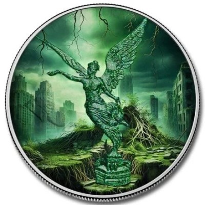 Mexico Libertad - Forces of Nature - Earth - 1 Oz - stříbrná sběratelská mince