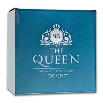 95th Birthday of Queen Elizabeth II - 1 Oz - Silver Proof Collector Coin