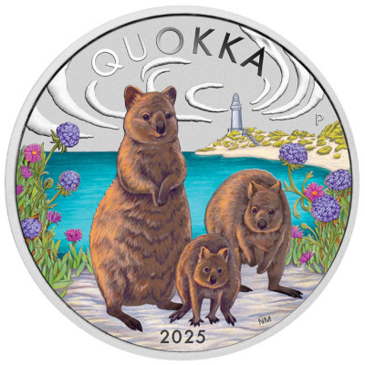 Australian Quokka (2025) - 1 Oz - stříbrná sběratelská mince