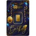 Happy Birthday - 1 g - zlatý investiční slitek