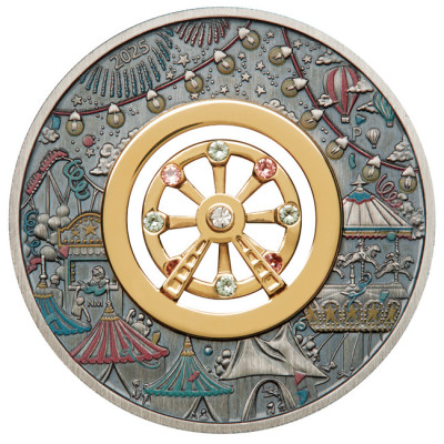 Ferris Wheel (2025) - 2 Oz - Silver Collector Coin