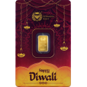 Germania Mint Diwali - 1g - Gold Investment Bar (delivery 5.9.2025)