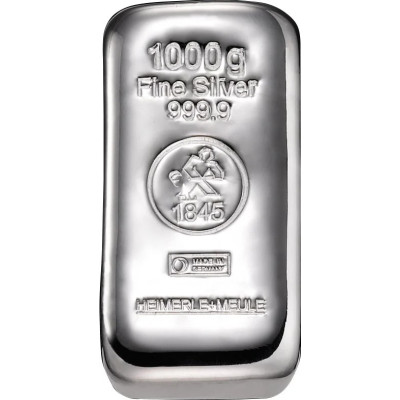 Heimerle + Meule - 1 kg - Silver Investment Bar