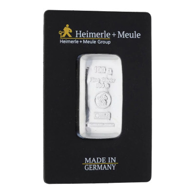 Heimerle + Meule - 100g - stříbrný investiční slitek