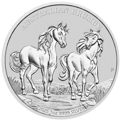 Australský Brumby (2025) - 1 Oz - stříbrná investiční mince (dodání 10.9.2025)