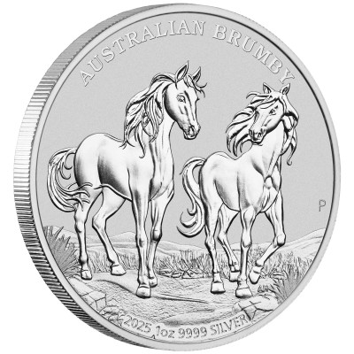Australský Brumby (2025) - 1 Oz - stříbrná investiční mince (dodání 10.9.2025)
