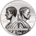 Brutus vs. Caesar (2025) - 2 Oz - stříbrná proof sběratelská mince