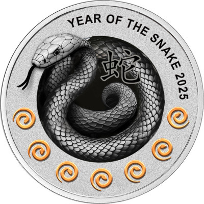 Year of the Serpent, seven elements - 17,5g - Silver Proof Collector Coin