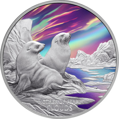 Mother of Pearl Clouds - 1 Oz - Silver Proof Collector Coin