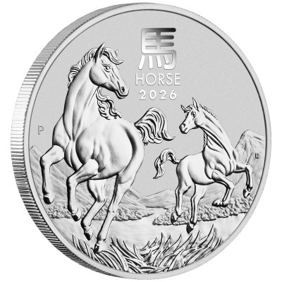 Lunar Horse (2026) - 1 Oz - stříbrná investiční mince