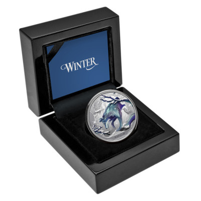 Winter Wolf (2025) - 1 Oz - stříbrná sběratelská mince