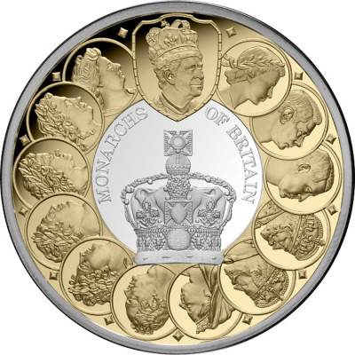 Monarchs of Britain (2025) - 1 Oz - stříbrná proof sběratelská mince
